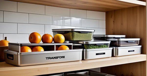 Transformez votre cuisine avec des boîtes de rangement pratiques